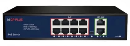 CP-DNW-HPU8G2-96-V3 10 Ports PoE Switch CP-DNW-HPU8G2-96-V3 10 Ports PoE Switch