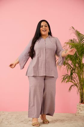 Purple Passion: Fashionable Co-ord Sets for Statement Style