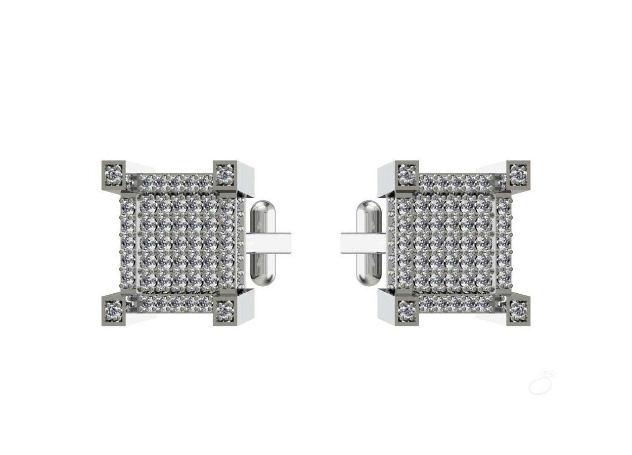 Solid Pillar Cufflinks for Him