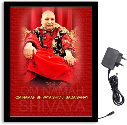 NOKKES Jai Guru Ji Bade Guru ji Sawroop Guru Ji Light Photo Frame 8X10 inch Led Light photo Frame With Light Adaptor Led Light Photo Frame Black Color Photo Frame_AQW229 NOKKES Jai Guru Ji Bade Guru ji Sawroop Guru Ji Light Photo Frame 8X10 inch Led Light photo Frame With Light Adaptor Led Light Photo Frame Black Color Photo Frame_AQW229