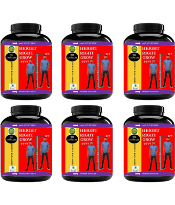 Hindustan Herbal HITE RIGHT GROW 180 no.s Capsule Pack of 6