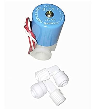 RO Original SLC 2 / SLX Copper Solenoid Valve 24 V DC for All RO UV UF Water Filter/Purifiers (Blue, 1)