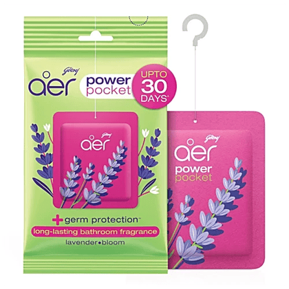 Godrej Aer Assorted Power Pocket Bathroom Air Fragrance 30 GRAM