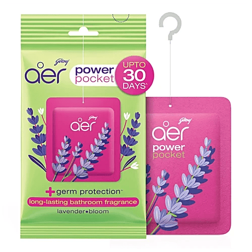 Godrej Aer Assorted Power Pocket Bathroom Air Fragrance 30 GRAM