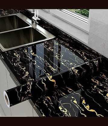 KRAMOX  Marble Wallpaper Kitchen Sticker Sheets for Shelves Oil Proof Wallpaper -Furniture, Kitchen, Cabinets, Almirah (60cm x 200cm)