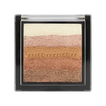 Elecsera Beautiful Shimmery Brick Highlighter Powder Highlighter (Multicolor)
