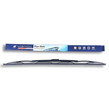 VARROC Wiper Blade 9 mm U Hook 660 mm 26 in | Smooth & Silent Cleaning | Works in All Weathers | Anti-Corrosion Frame | Size 26-Inch VARROC Wiper Blade 9 mm U Hook 660 mm 26 in | Smooth & Silent Cleaning | Works in All Weathers | Anti-Corrosion Frame | Size 26-Inch