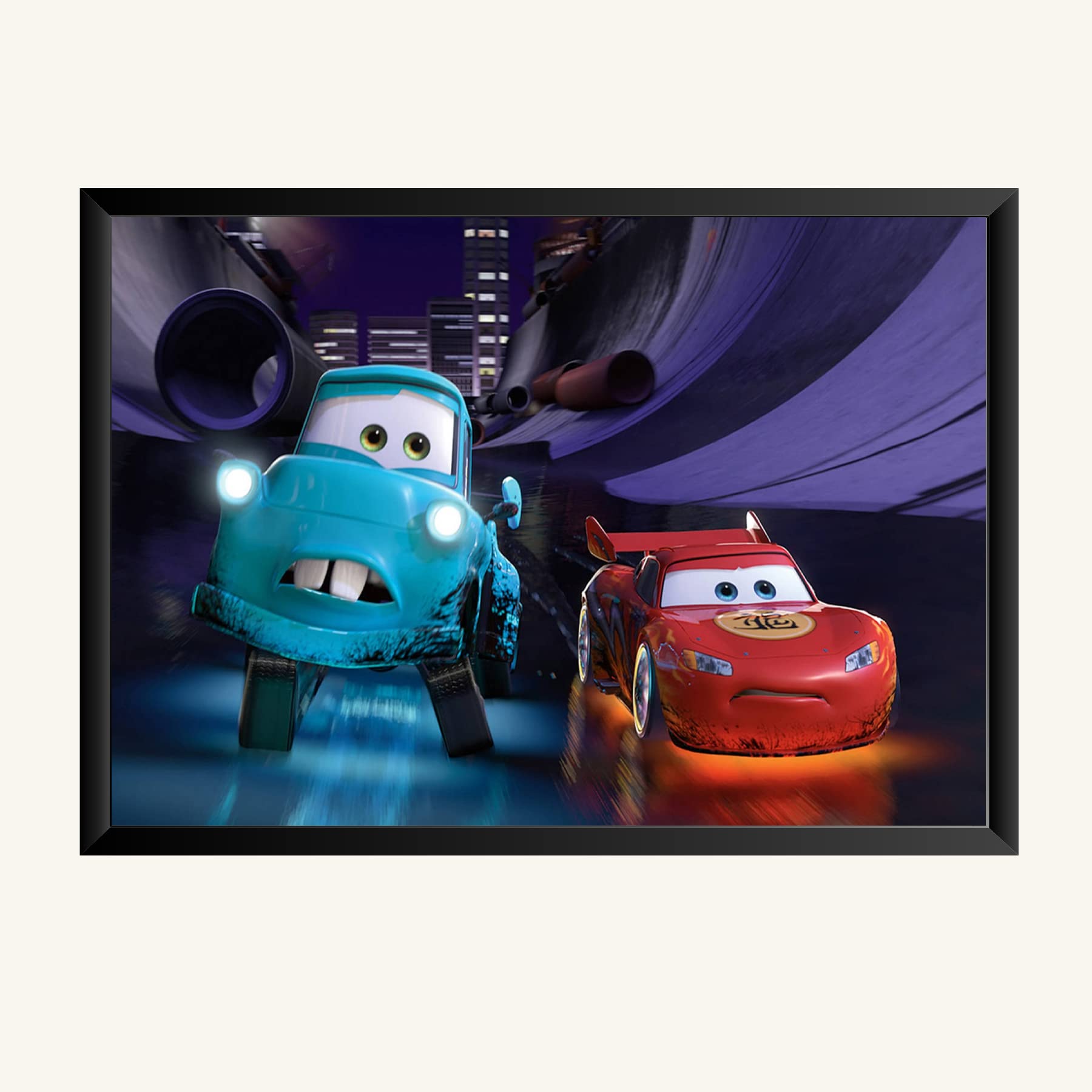 NOKKES Pixar Fillmore Cars 2 Photo Frame Poster 8X12inch Photo Mate Paper Wall Decoration For Home Office Wall Photo Frame Poster