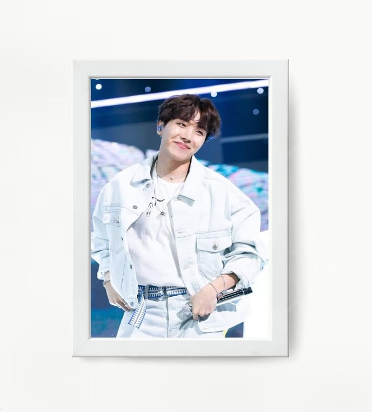 NOKKES Bts Army Bangtan Boy V suga J-Hope Jungkook Jin Jimin Rm 5X7 Inch Size Photo Frame Photo Home Office_EQW272
