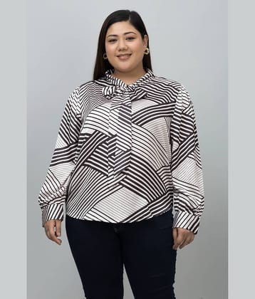 Purys Women's Satin Regular Top ( White )