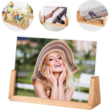 &nbsp;Wooden Picture Stand, Photo Frame Stand (1 Pc)
