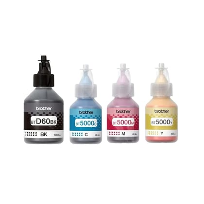 Brother D60, BT5000 set of 4 bottle (T920dw, T925dw, T4500dw)