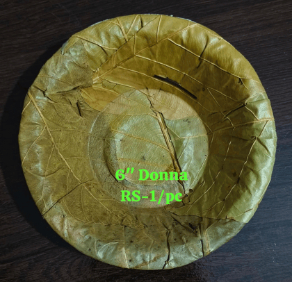Leaf Plate (6 inch) | Eco-friendly Disposable | Catering & Events