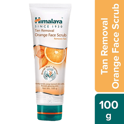 Himalaya Tan Removal Orange Face Scrub, 100 G Himalaya Tan Removal Orange Face Scrub, 100 G