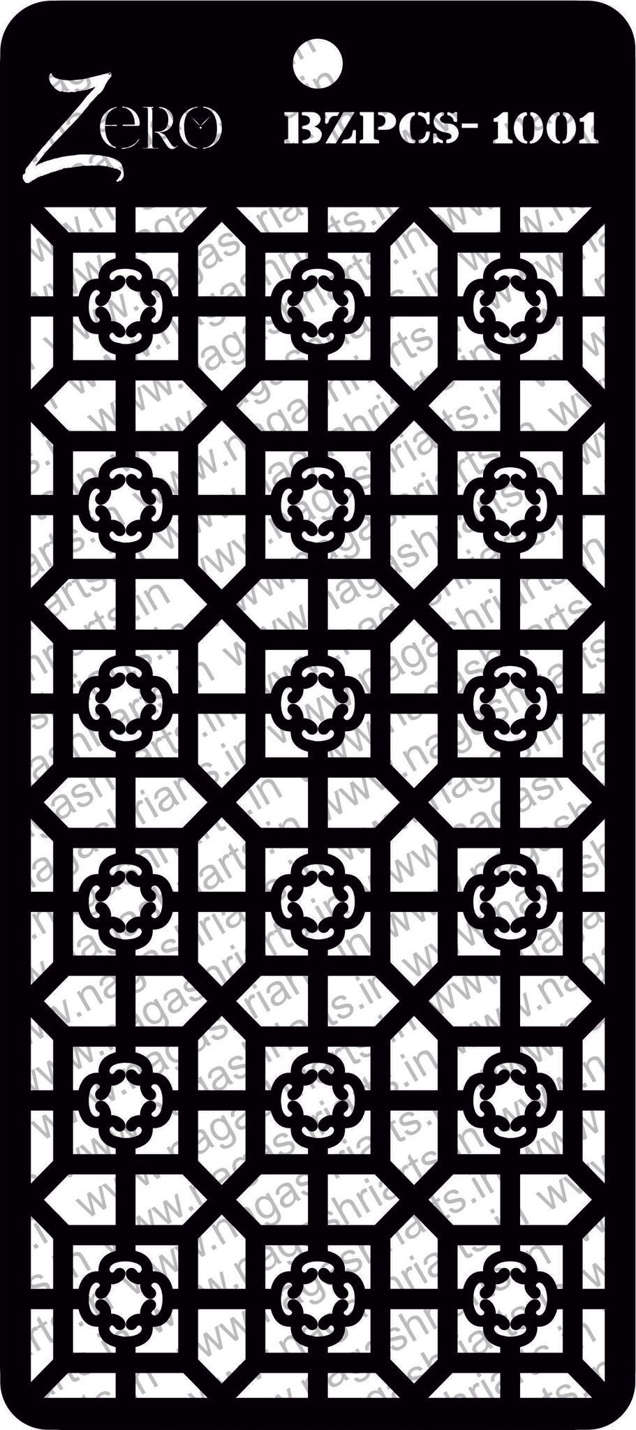 Brand Zero Pratibimb Craft Stencil - Code: BZPCS-1001