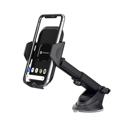 Portronics Clamp M Car Mobile Holder with 360 Rotational, Strong Suction Cup, One Click Release Button Compatible with 4 to 6 inch Devices(Black) Portronics Clamp M Car Mobile Holder with 360 Rotational, Strong Suction Cup, One Click Release Button Compa Portronics Clamp M Car Mobile Holder with 360 Rotational, Strong Suction Cup, One Click Release Button Compatible with 4 to 6 inch Devices(Black) Portronics Clamp M Car Mobile Holder with 360 Rotational, Strong Suction Cup, One Click Release Button Compa