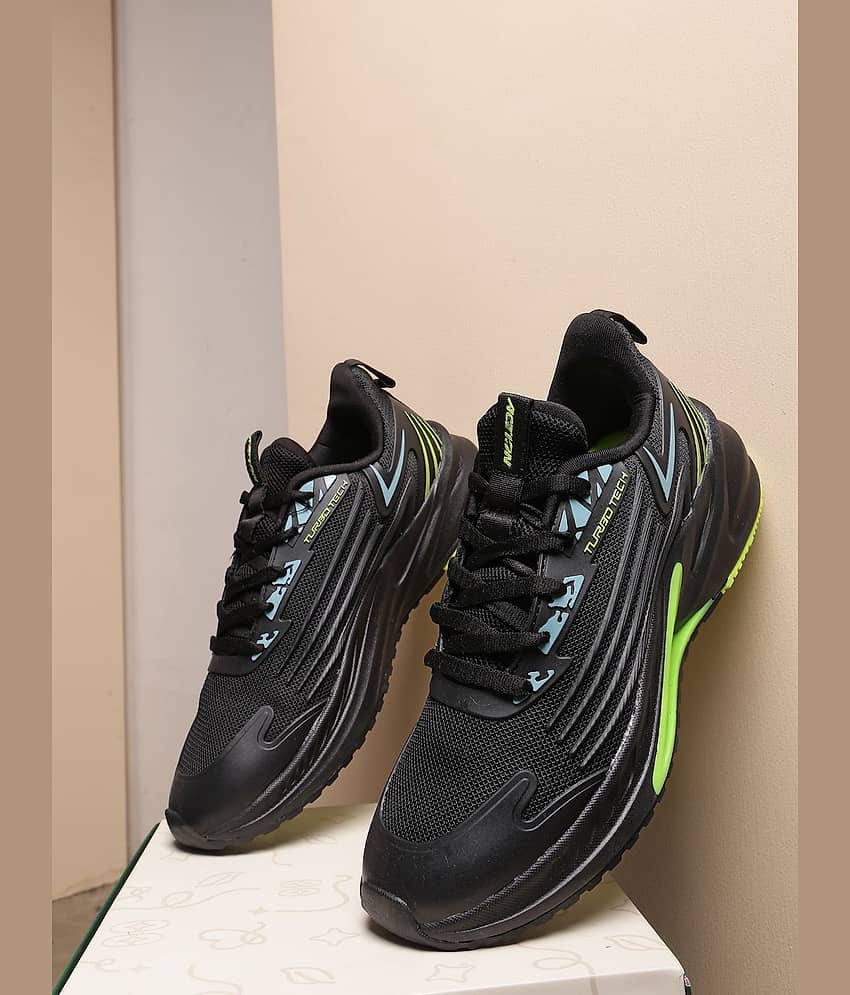 Action NITRO-804 Black Men's Sports Running Shoes