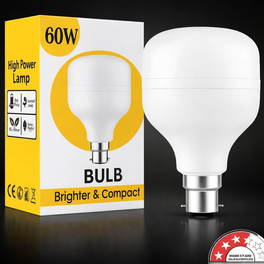 SPARKWORLD White 60 W Decorative B22 LED Bulb | Size: 60watt | Colour: 60 Watt
