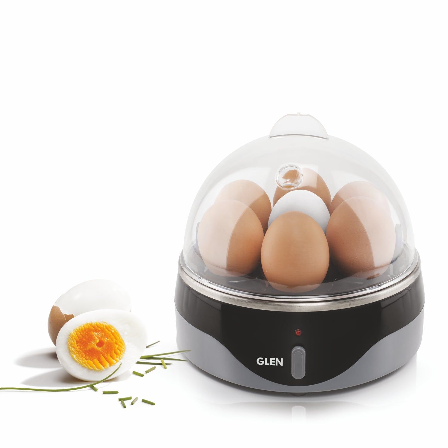 Egg Boiler Boils 7 Eggs, 1 Poaching Cup, Auto shut Off, 350W (3030EB7)