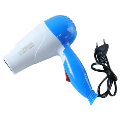 Compact Travel Hair Dryer Up to 1000-W with Dual Speed Settings (1 Pc | Random Color)