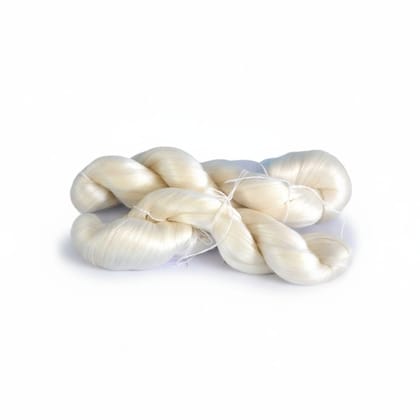 Natural Raw Silk Fibre - 10 kg - One bundle of raw silk fibre