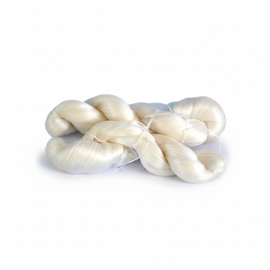 Natural Raw Silk Fibre - 10 kg - One bundle of raw silk fibre