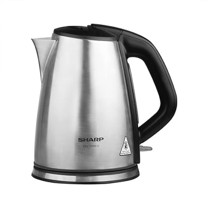 Sharp Electric Kettle 1.8 Litre I JAPAN QUALITY I Stainless Steel I Quick Boiling with Dry Boil Protection, Auto Cut function, Auto Lid Open