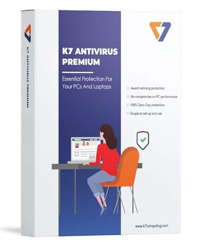 K7 Antivirus Premium 2026 for laptop/pc|1 User,1 Year| Antivirus, Internet Protection, Threat protection | 24 hr Email Delivery (NO CD)
