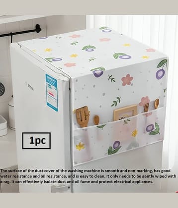 purple dust PVC Floral Fridge Covers ( 10 10 ) Pack of 1 - Assorted