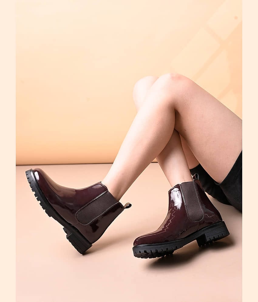 Fashion Victim Brown Women's Ankle Length Boots