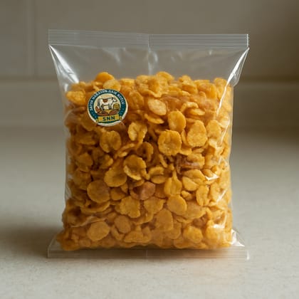 Satya Narayan Naik Kotlu's corn flakes mixture