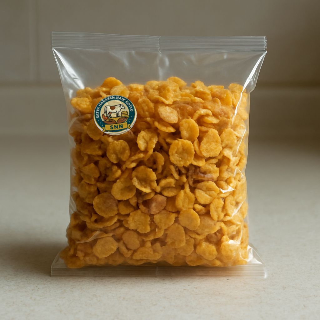 Satya Narayan Naik Kotlu's corn flakes mixture