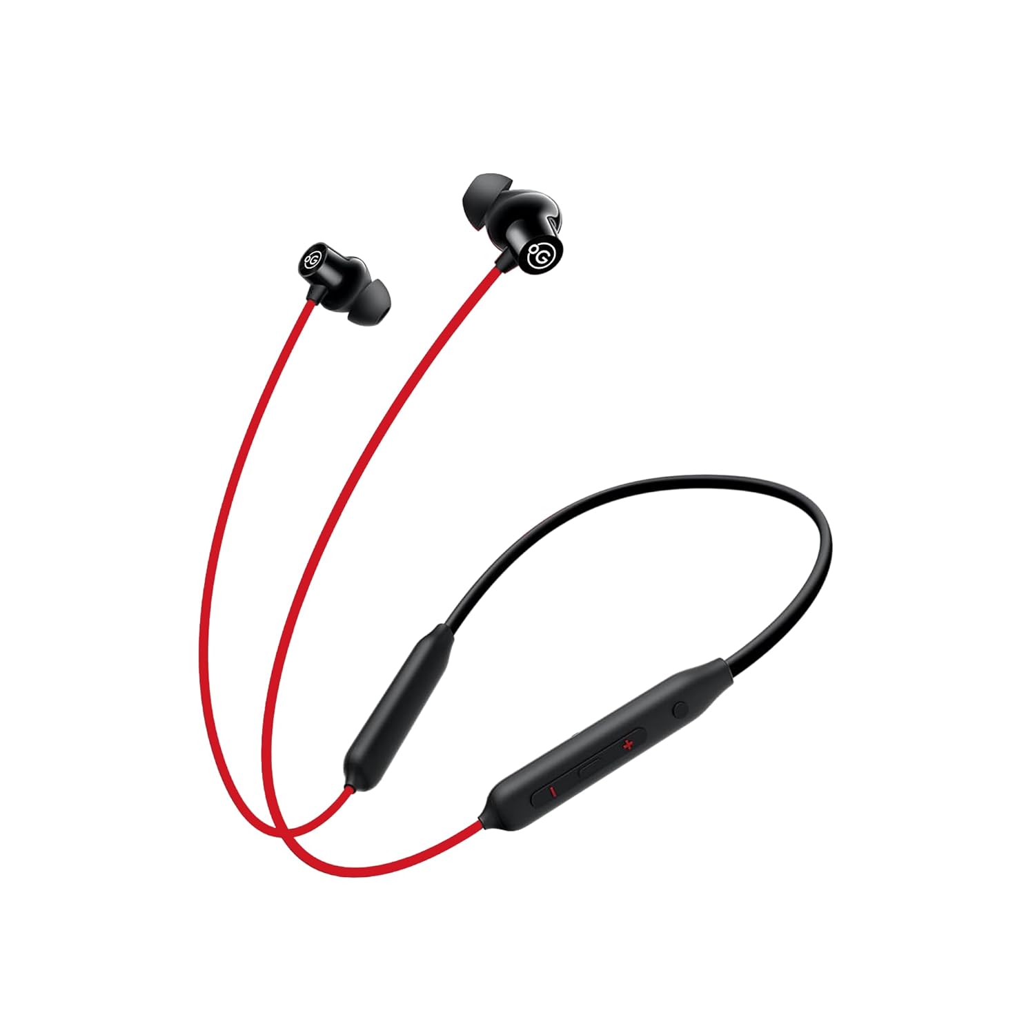 OOGE Tune 7 in-Ear Bluetooth Neckband with ENC, 3D Surround Sound, Magnetic On-Off, Voice Assistant, Type-C Fast Charging, IPX5 Sweat-Resistant, 25H Playtime,10mm PureTone Driver for Dynamic Bass(Red)