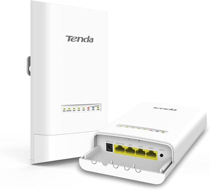 Tenda OS3 5GHz 11AC 867Mbps Long Range Smart Manage Outdoor CPE, 12dBi, 5km (White)