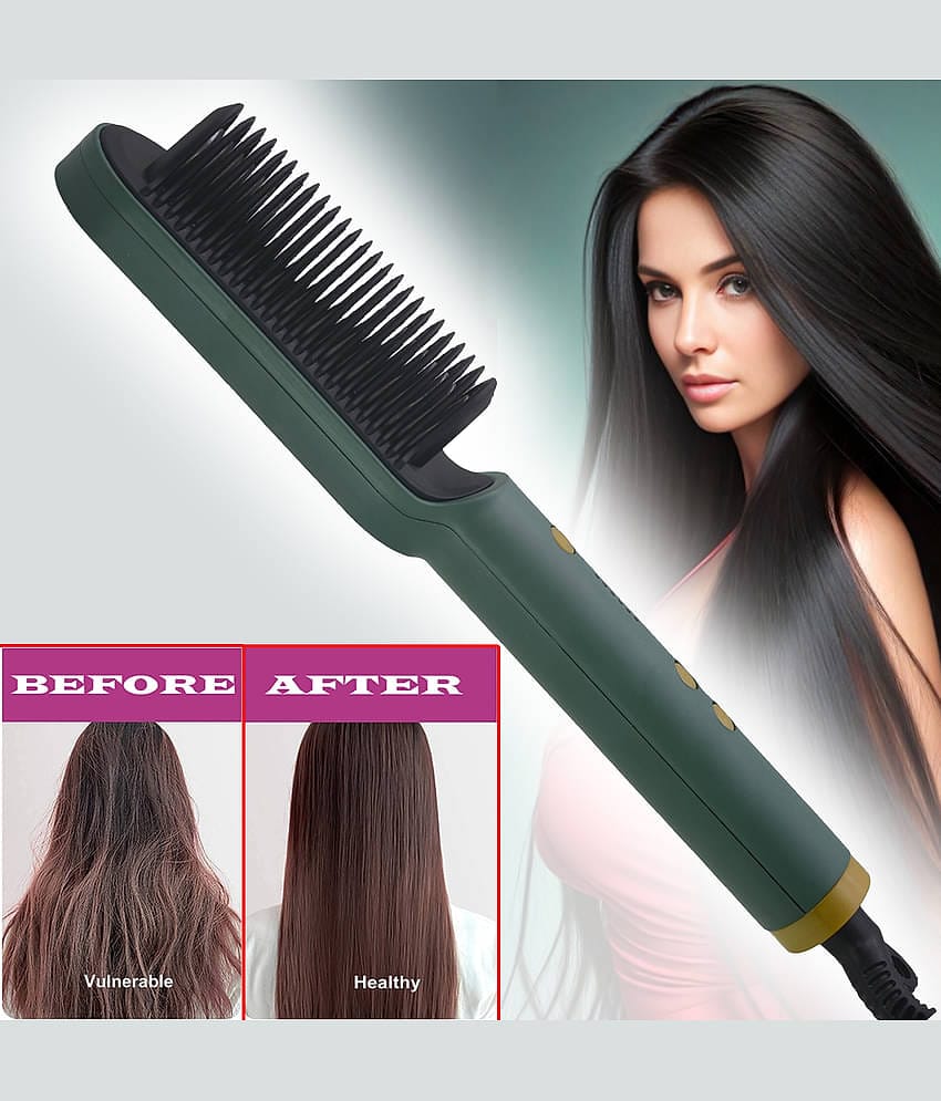 JMALL Temperature Control Green Hair Straightener