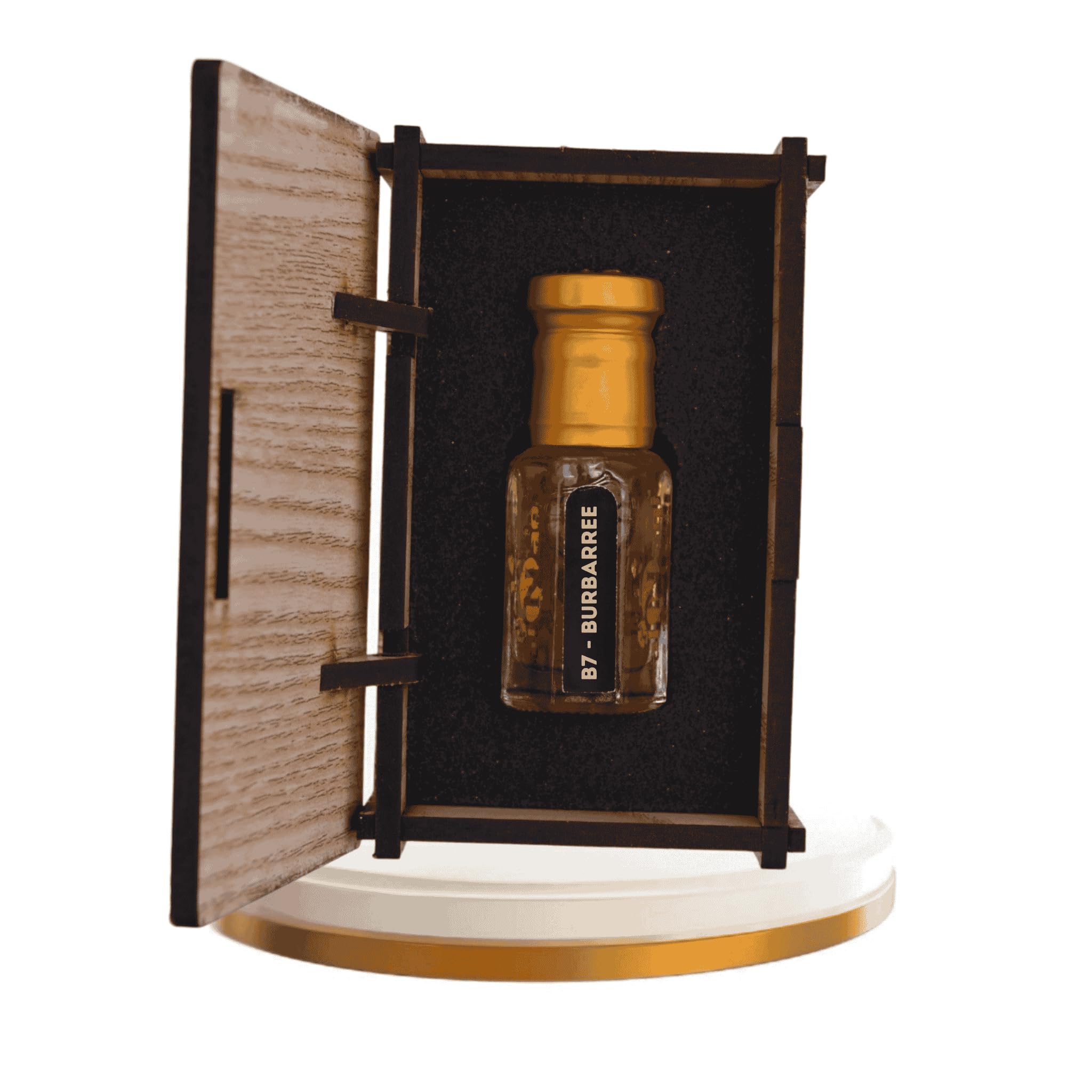 alNaqi Burbarree Attar 6ml - Premium Men's Attar Perfume, Long Lasting London-Style Fragrance, Alcohol Free Fragrance for Men, Concentrated Arabic Scent