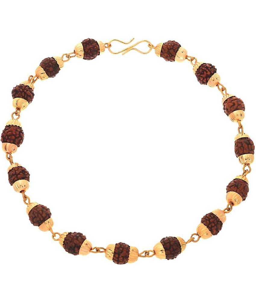 Rudraksha Bracelet - Gold Plated