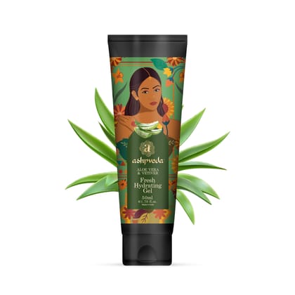 ashpveda Vetiver Aloe Hydrating Gel for Oil Free Skin