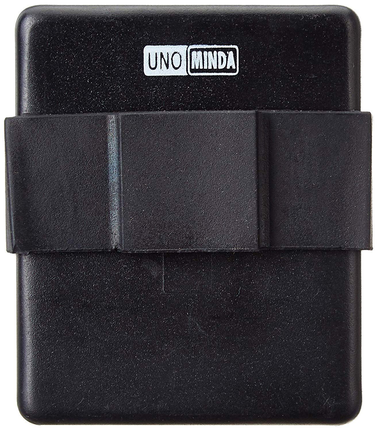 Uno Minda CD-1010 CDI - Black CASE, 2 PIN White PBT Coupler, 4+2 PIN Yellow Coupler for-Bajaj-XC 135/ Platina 125