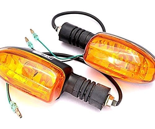 Lumax 248BLAFLB Front Blinker for Bajaj Pulsar DTSi (Amber, Set of 2)