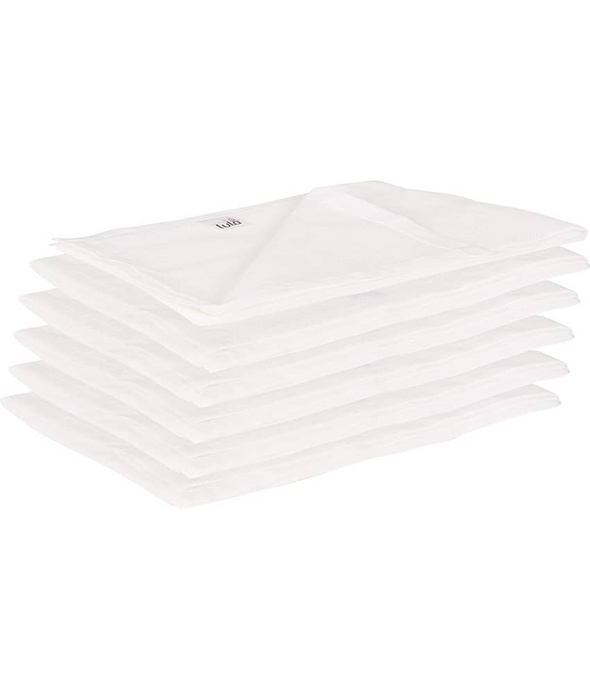 Lula White Muslin Nappy Set Of 6