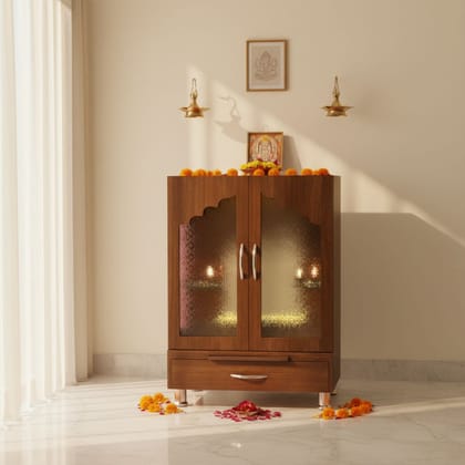 Wooden Handicraft Wall-Hanging Temple-Mandir