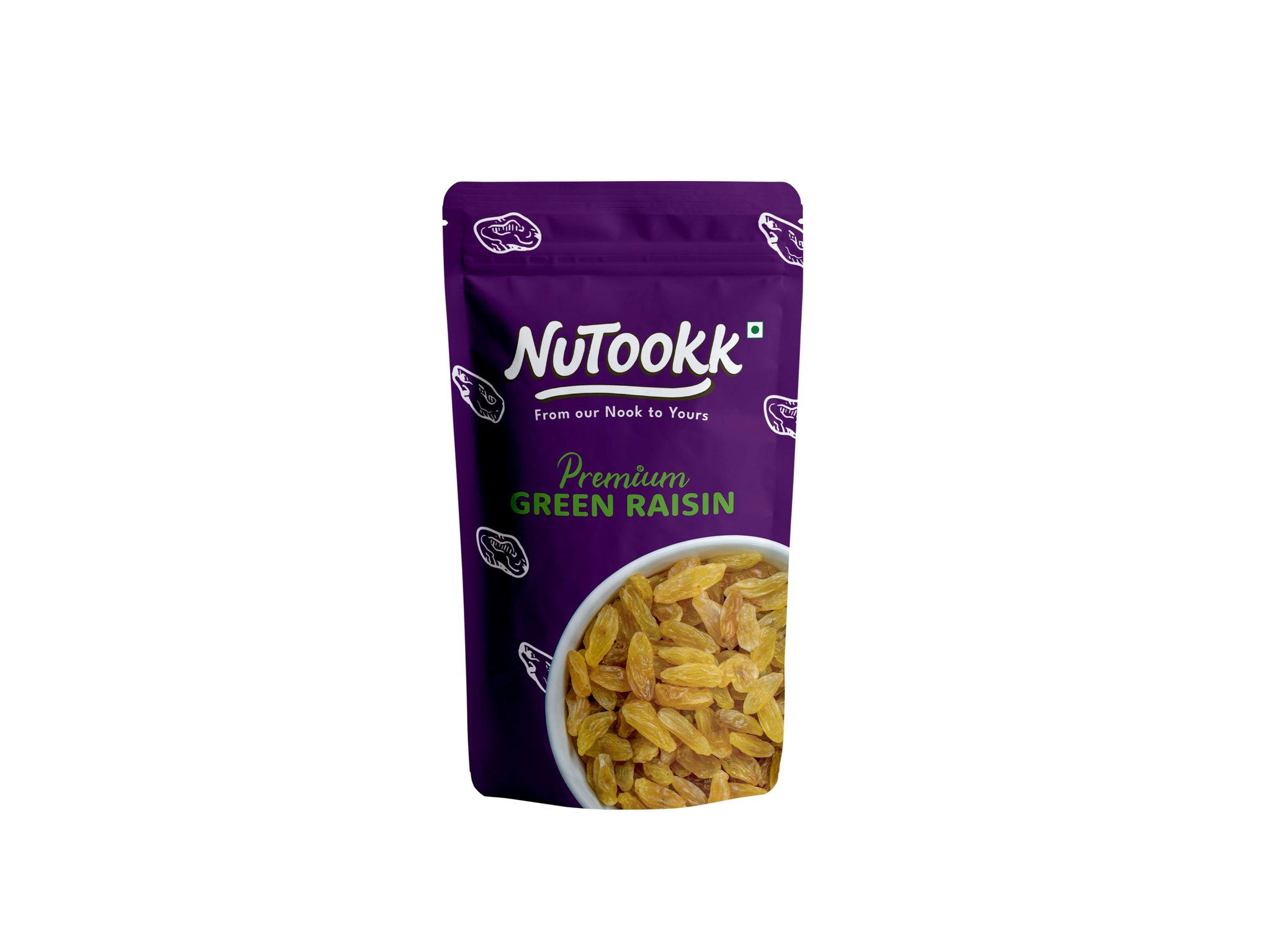 Nutookk Premium Green Raisins - 500g
