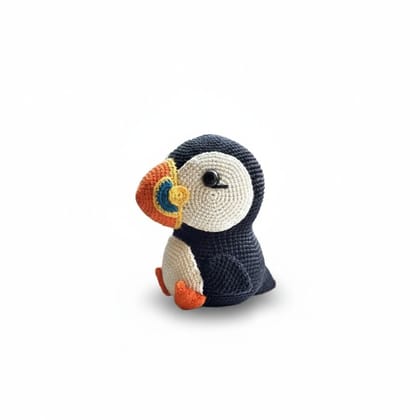 Handcrafted Crochet Puffin Plush Toy