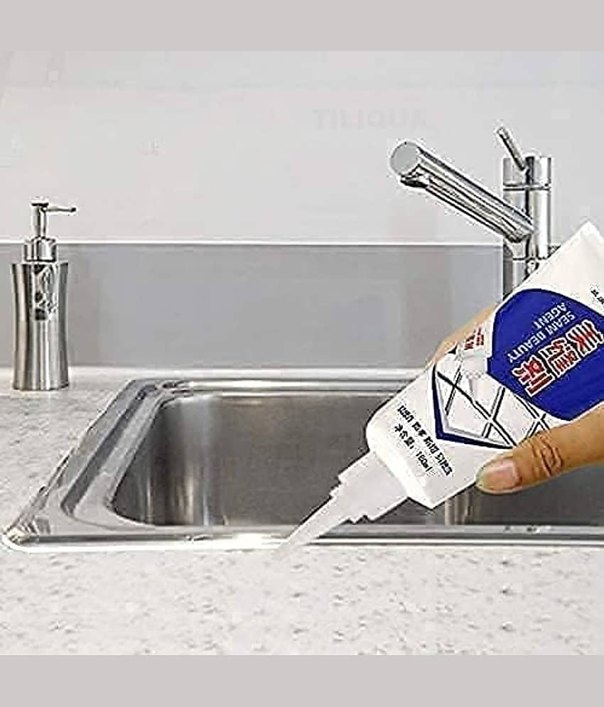 Purple Dust  Tiles Gap Filler Waterproof, Gap Sealant, Grout, White Cement Paste Tube (180 ML.)