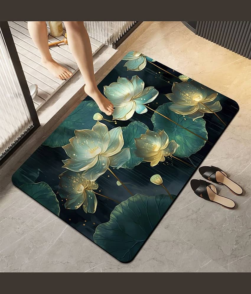 mahek accessories Set of 1 Anti-skid Rubber Door Mat ( 40 X 60 cm ) Assorted