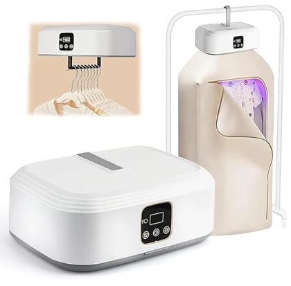 Electric Cloth Dryer for Apartment, Rv & Travel Mini Foldable Dryer Machine With Timer |Square | Air Warmer With Warming Bag (Multi Colour) Electric Cloth Dryer for Apartment, Rv & Travel Mini Foldable Dryer Machine With Timer |Square | Air Warmer With Warming Bag (Multi Colour)