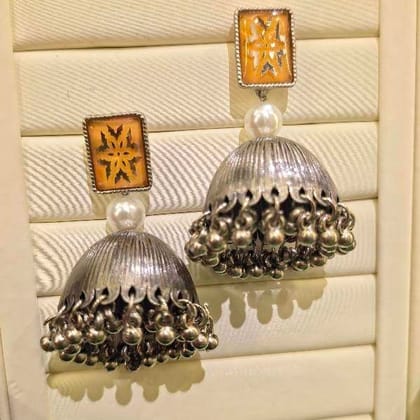 jhumka-style earrings jhumka-style earrings