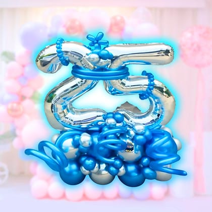 Happy 25th Birthday Balloon Bouquet