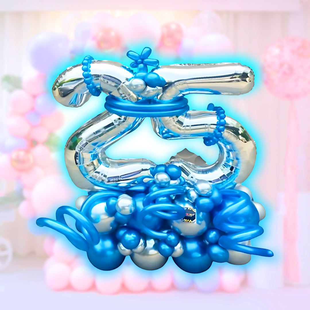 Happy 25th Birthday Balloon Bouquet